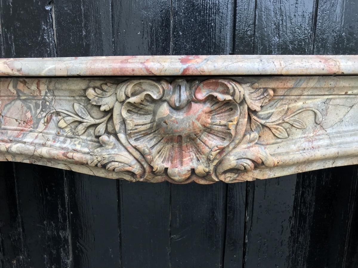 Antique fireplace portal