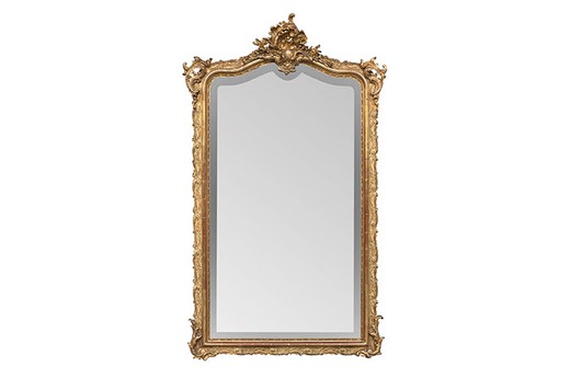 старинное зеркало людовик 15. анткиварное зеркало в стиле рококо. старинная мебель, антикварная мебель