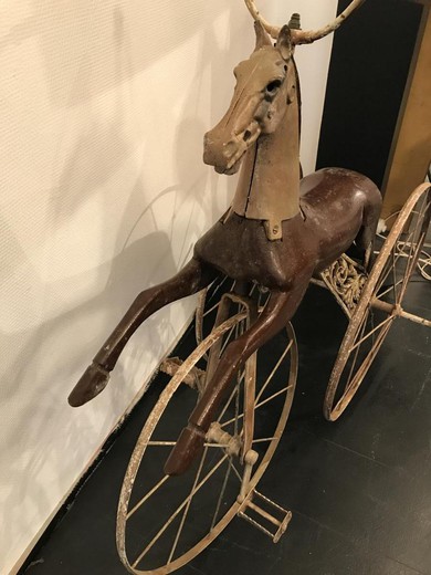 детский старинный велосипед