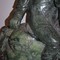 Большая антикварная скульптура "Самурай"