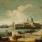 Antique painting "View of Venice"