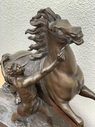 Antique sculpture "Horse Marley"