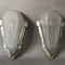 Antique pair Art-Deco wall lights