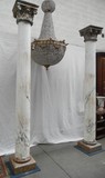 Antique twin columns Antique twin columns
