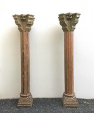 Antique twin columns