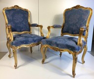 Antique pair chairs