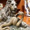 Антикварные парные скульптуры «Борьба со змеями»