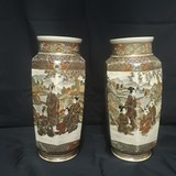 Antique twin vases