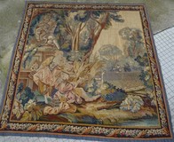 Antique tapestry "Call of the Birds"