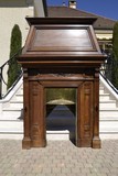 Antique fireplace portal