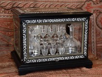 Antique liqueur set Paul Sormani