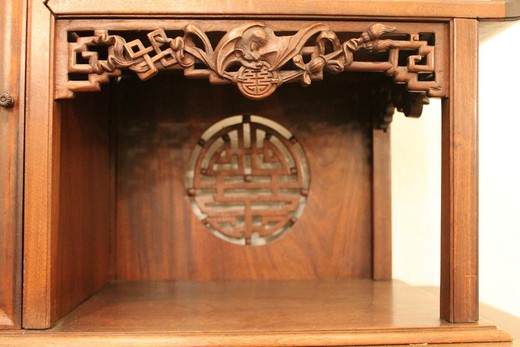 Rare antique pair cabinet by G. Viardot
