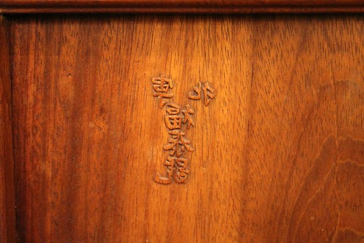 Rare antique pair cabinet by G. Viardot