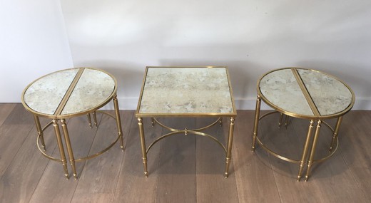 Vintage set of five coffee tables