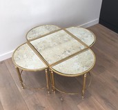 Vintage set of five coffee tables