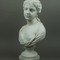 Antique sculpture of a young lady