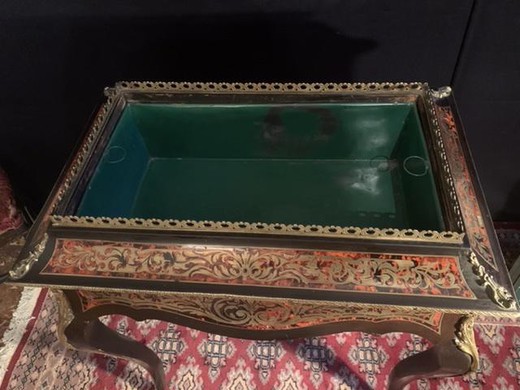 Antique Boulle marquetry planter