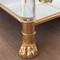 Vintage gilt lions heads coffee table