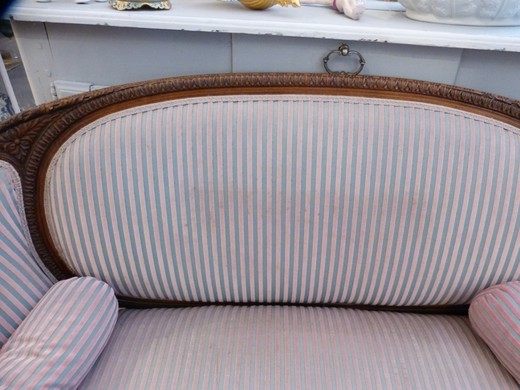 старинный диван из бука людовик 16