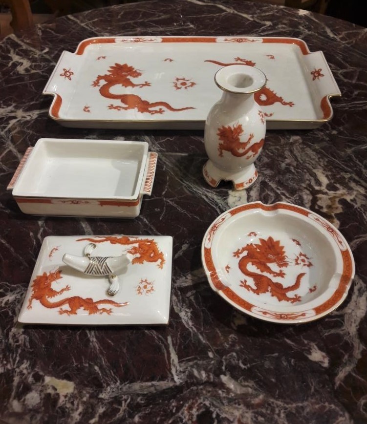 Antique porcelain set