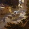 Antique painting "Senna in Louvecennen"
