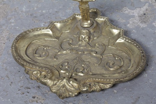antique fireplace set, fireplace accessories, chimney set of gilded bronze, fireplace set in Rococo style, fireplace set in the style of Louis XV, antiques, antiques shop, Louis XV style, Rococo, fireplace set, fireplace accessories shop