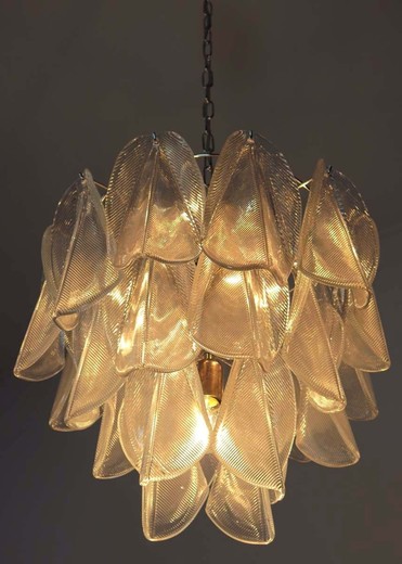 винтажная люстра, старинная люстра, антикварный свет, люстра Mazzega, фабрика Mazzega, муранское стекло, винтаж, антиквариат, люстра из муранского стекла