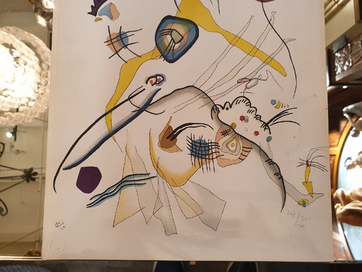 Antique lithograph by Wassily Kandinsky