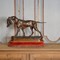 Antique sculpture "Dog with prey"