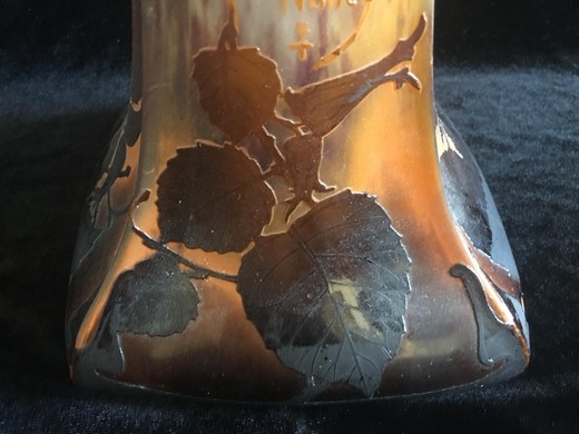 Antique vase «Daum Nancy»