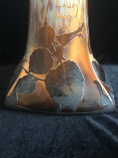 Antique vase «Daum Nancy»
