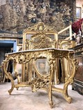 Antique giltwood Louis XV console table