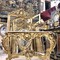 Антикварная золоченая консоль Людовик XV