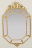 Antique gilt bronze mirror