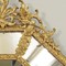 Антикварное зеркало из золоченой бронзы
