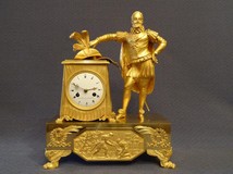 Antique gilt bronze representing Henri IV