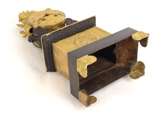 Antique pendulum clock war trophies
