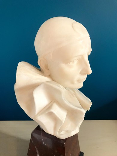 Antique bust "Pierrot"