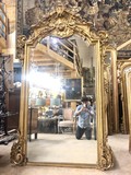 Antique fireplace Napoleon III mirror