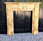 Rare antique fireplace portal