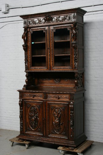 Antique Renaissance style bookcase
