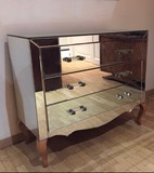 Antique mirror chest of drawers