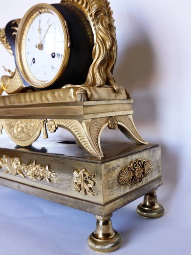 Rare antique Empire clock Eros