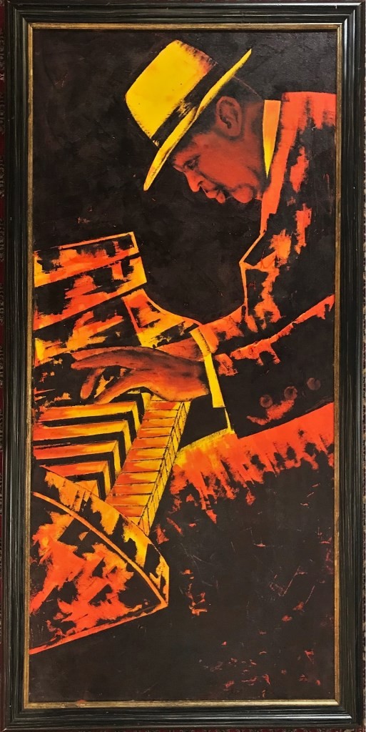 Vintage triptych "Musicians"