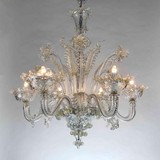 Antique Murano glass chandelier