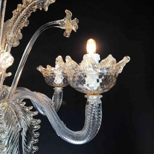 Antique Murano glass chandelier