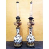 Antique kerosene lamps