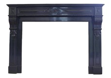 Antique fireplace portal