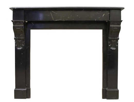 Antique fireplace portal