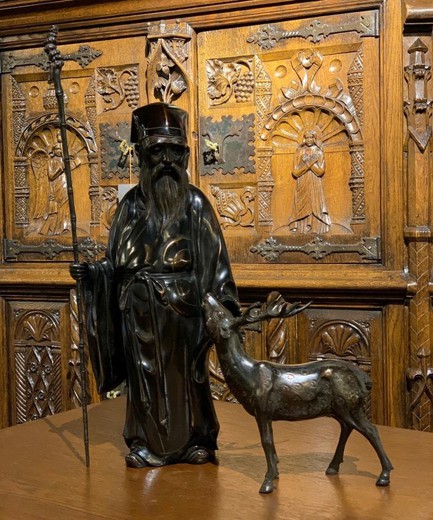 Скульптура «Дзюродзин с оленем»